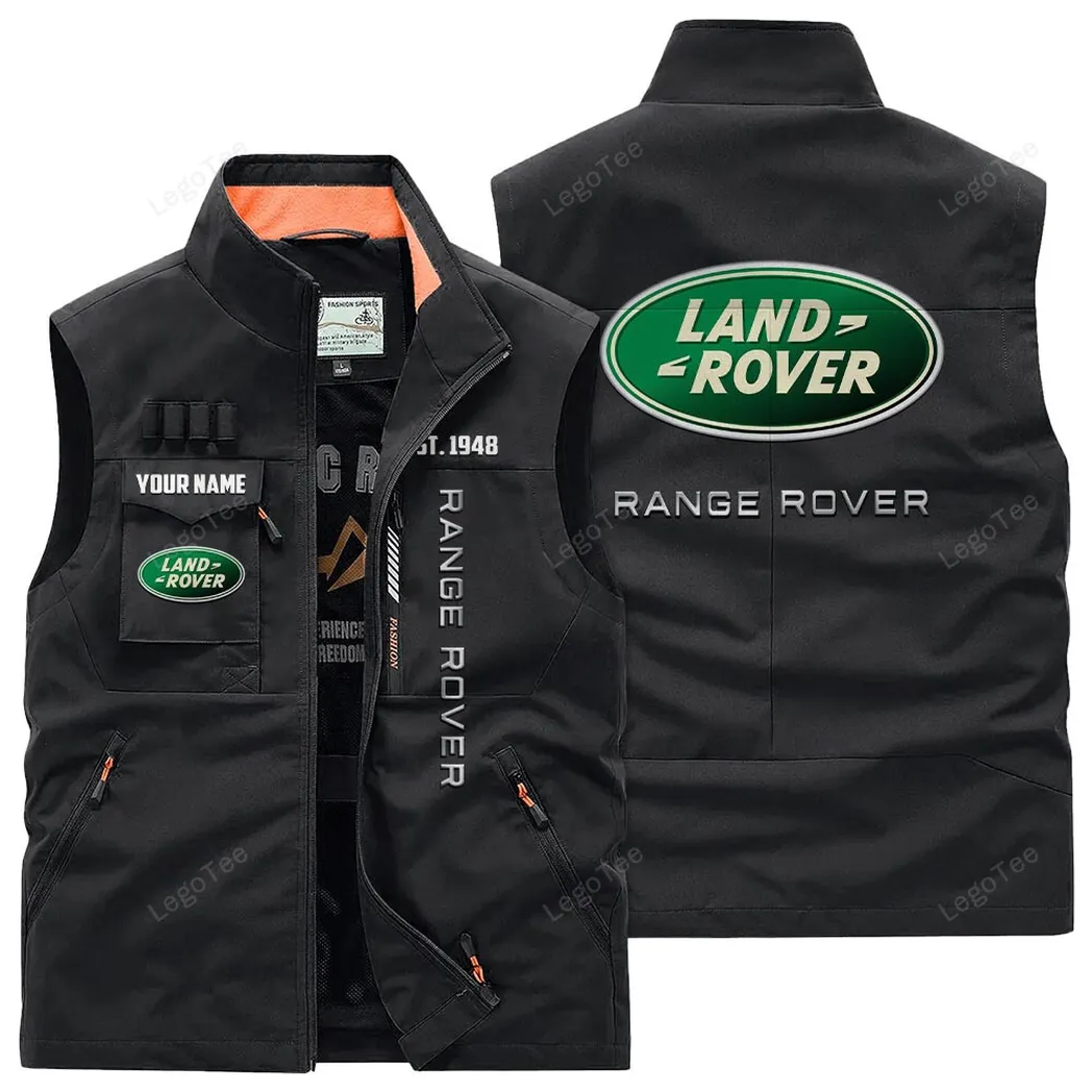 Land Rover Outdoor Sleeveless Vest, Gift For Land Rover Lovers, Gift For Him, Husband, Boyfriend - Black CAR132021325955-3