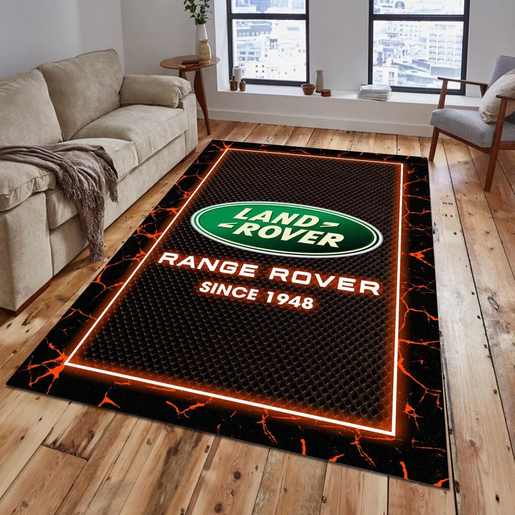Land Rover Rug, Gift For Land Rover Lovers, Gift For Him, Husband, Boyfriend CAR5202192544 - Orange