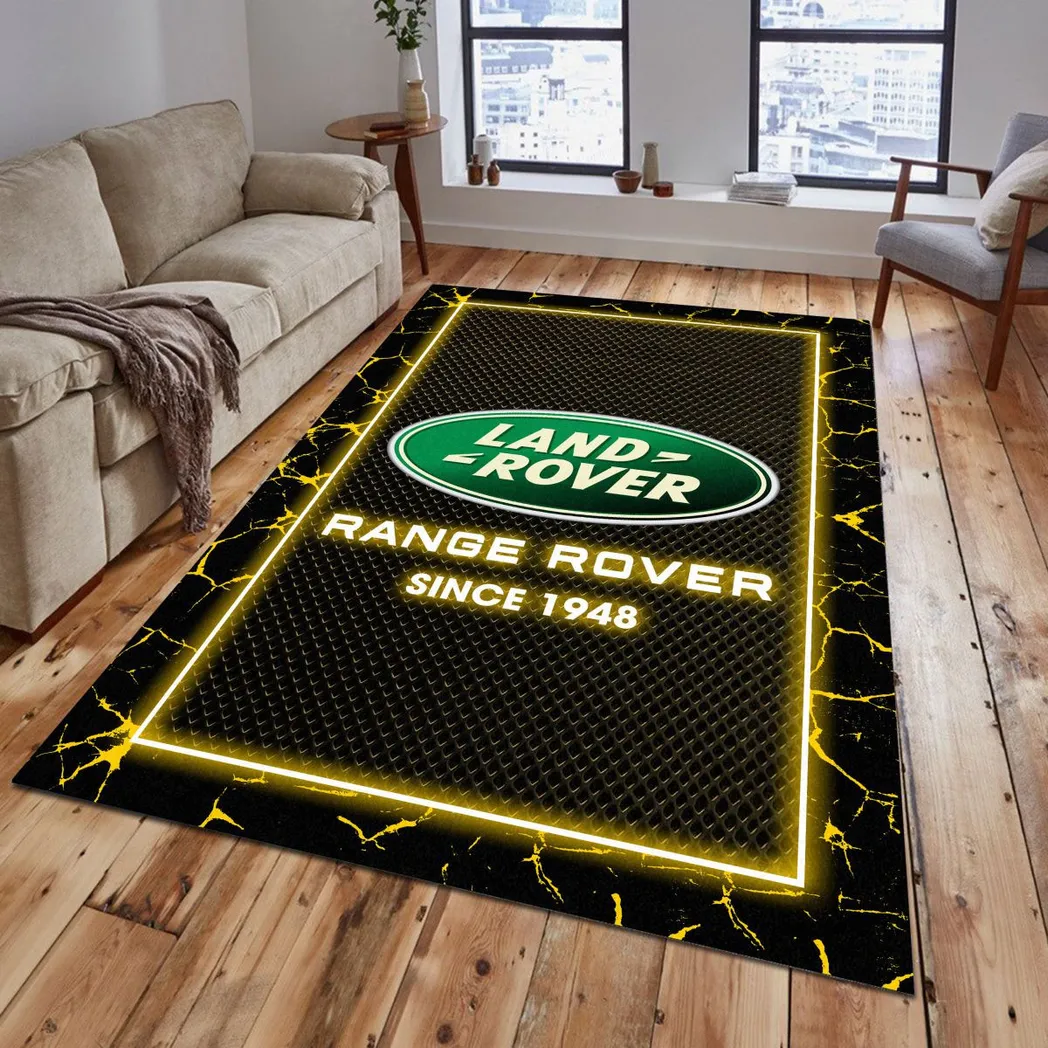 Land Rover Rug, Gift For Land Rover Lovers, Gift For Him, Husband, Boyfriend CAR5202192544 - Yellow