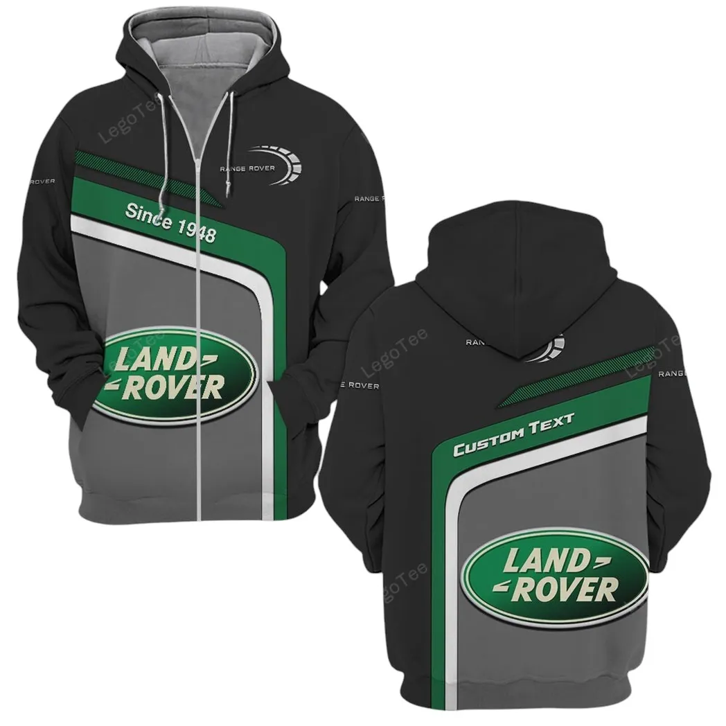 Land Rover Zipper Hoodie, Gift For Land Rover Lovers, Gift For Him, Husband, Boyfriend CAR11103032542