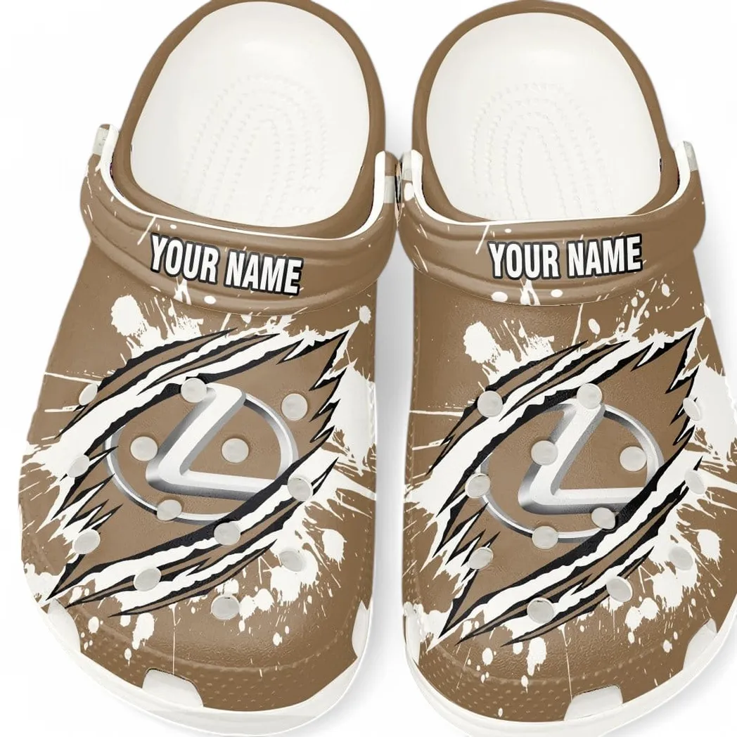 Lexus Crocs, Gift For Lexus Lovers, Gift For Him, Husband, Boyfriend CAR5602192547 - White