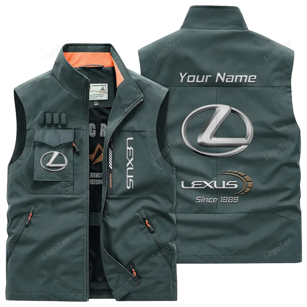 Lexus Outdoor Sleeveless Vest, Gift For Lexus Lovers, Gift For Him, Husband, Boyfriend - Bean Green CAR131021325757-2