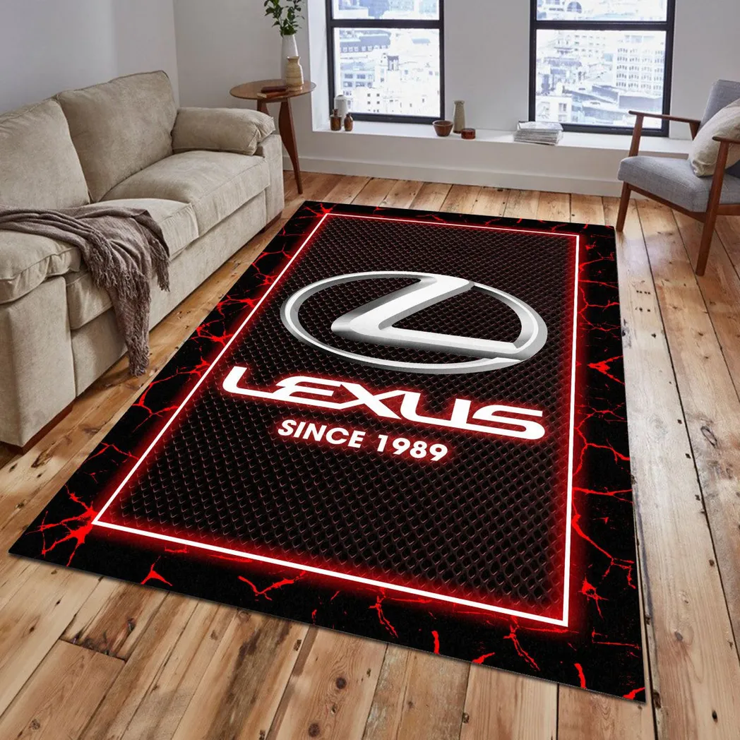 Lexus Rug, Gift For Lexus Lovers, Gift For Him, Husband, Boyfriend CAR5202192545 - Red