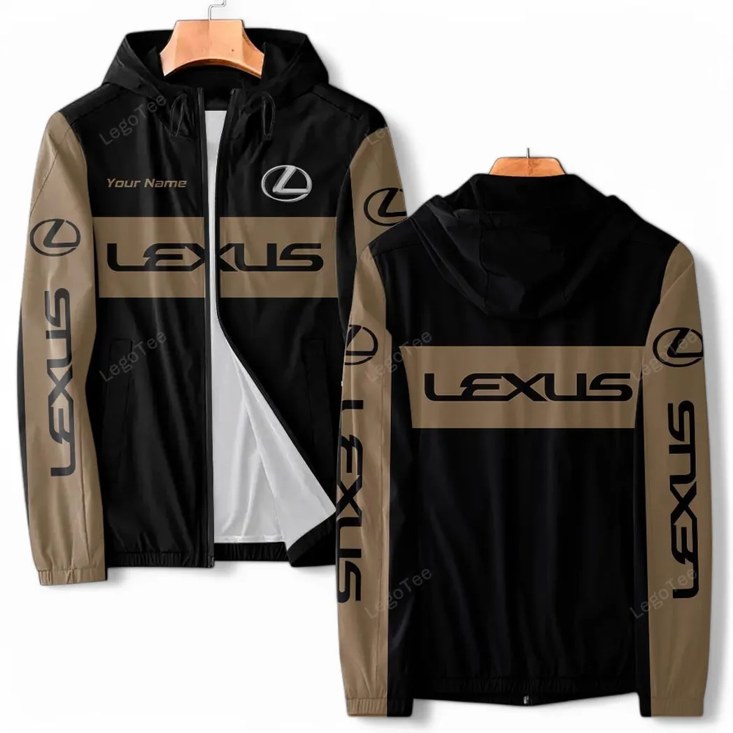 Lexus Windbreaker Jacket, Gift For Lexus Lovers, Gift For Him, Husband, Boyfriend CAR124021325048
