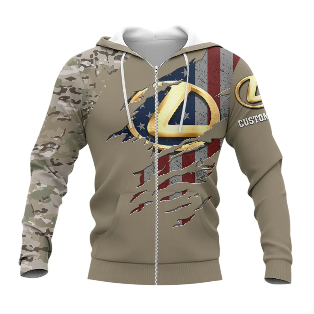 Lexus Zipper Hoodie, Gift For Lexus Lovers, Gift For Him, Husband, Boyfriend CAR46021725061-3