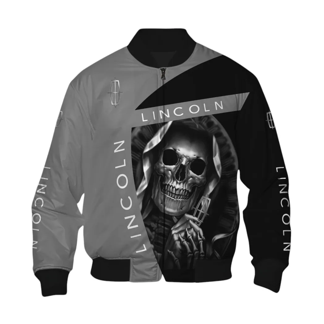 Lincoln Bomber Jacket, Gift For Lincoln Lovers, Gift For Him, Husband, Boyfriend CAR6702212550