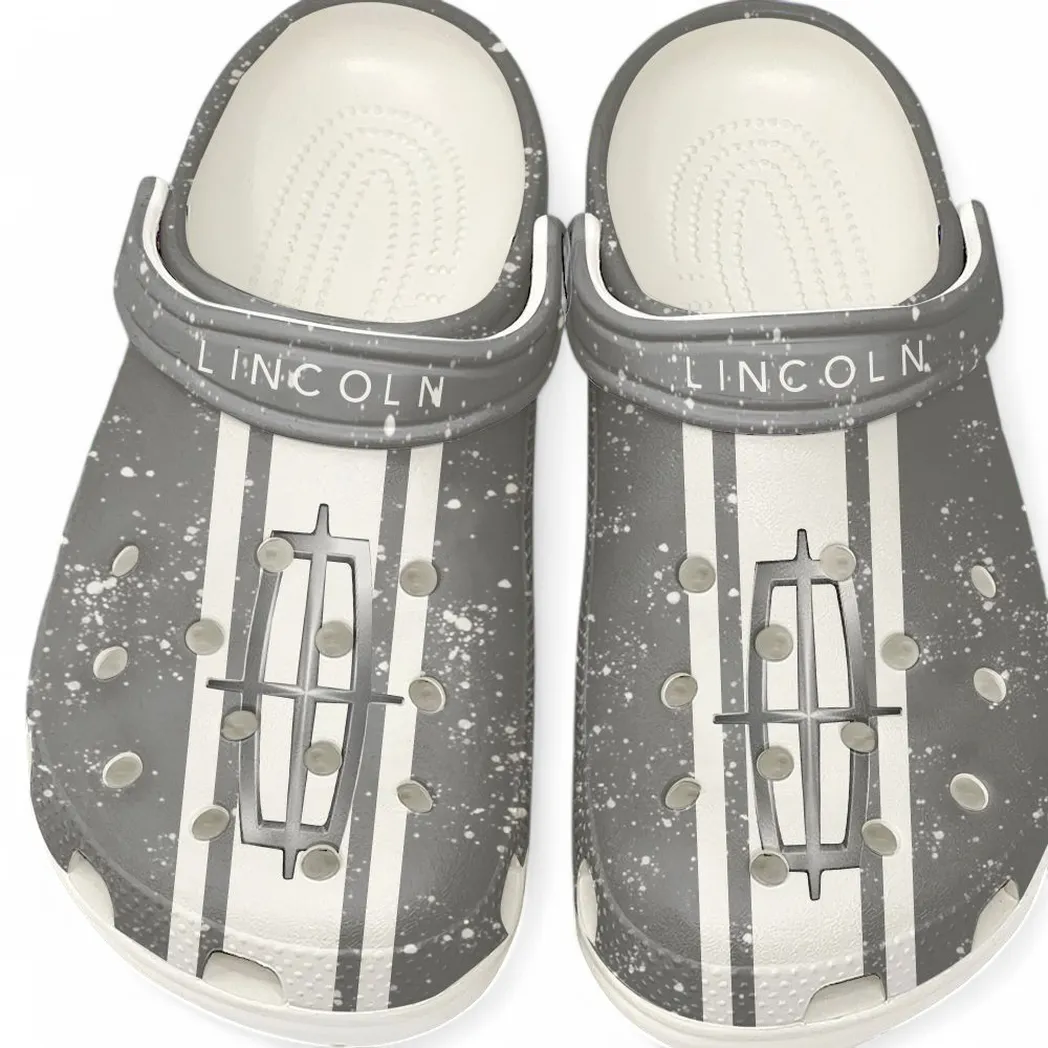Lincoln Crocs, Gift For Lincoln Lovers, Gift For Him, Husband, Boyfriend CAR62022025062 - White