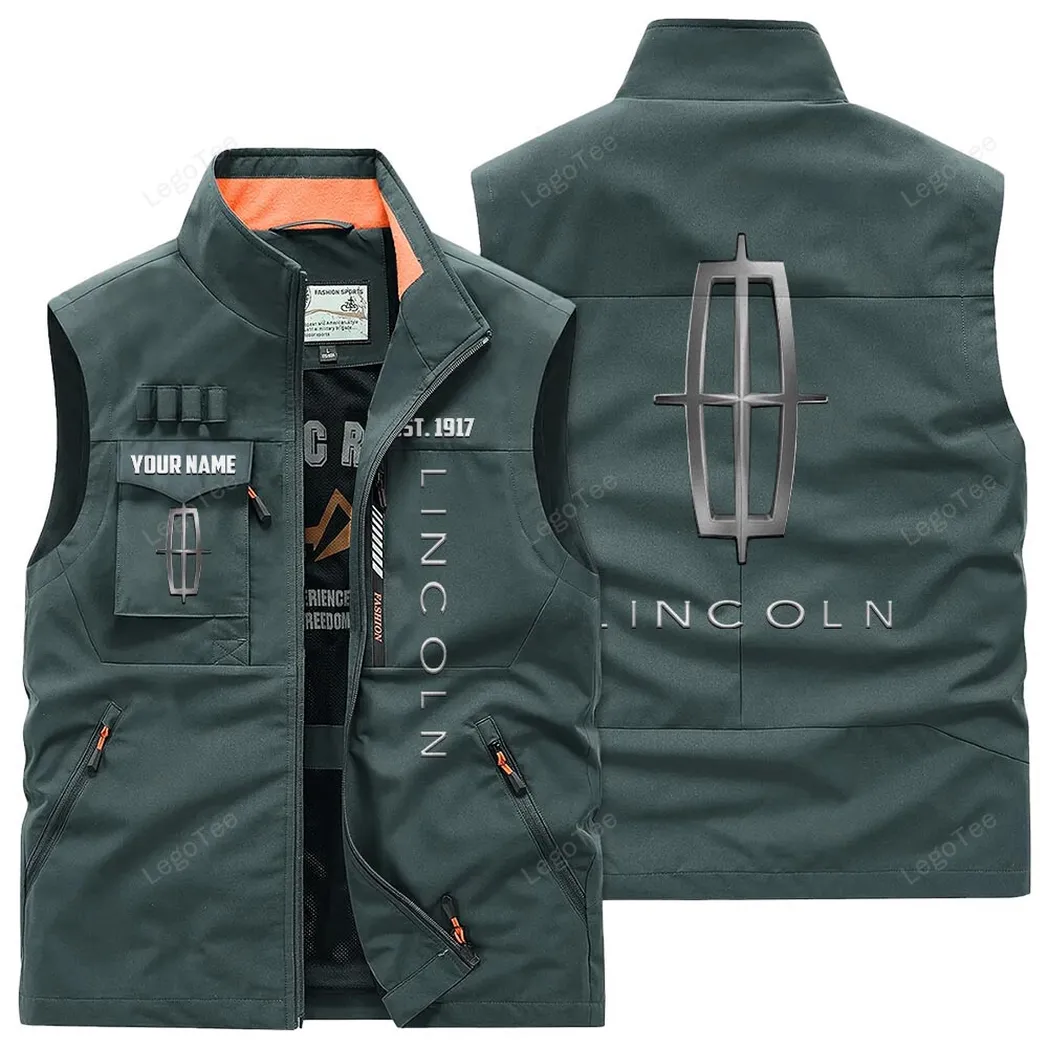 Lincoln Outdoor Sleeveless Vest, Gift For Lincoln Lovers, Gift For Him, Husband, Boyfriend - Bean Green CAR132021325929-2