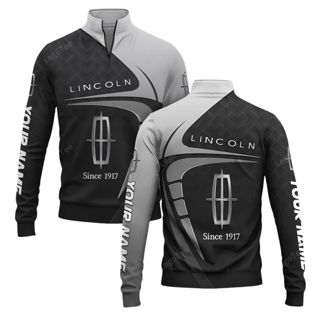 Lincoln Quarter-Zip Sweatshirt, Gift For Lincoln Lovers, Gift For Him, Husband, Boyfriend CAR11603032544