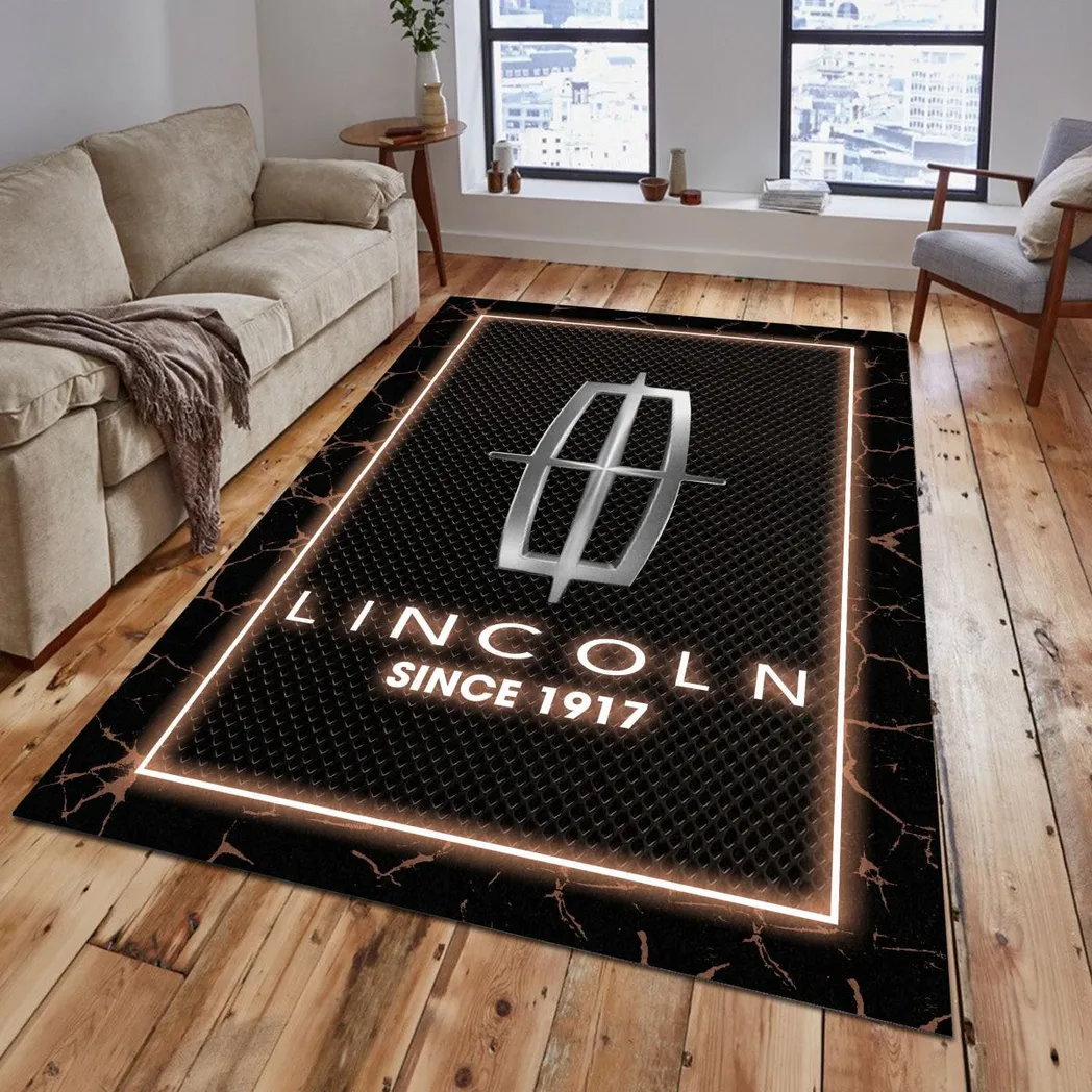Lincoln Rug, Gift For Lincoln Lovers, Gift For Him, Husband, Boyfriend CAR5202192546 - Brown