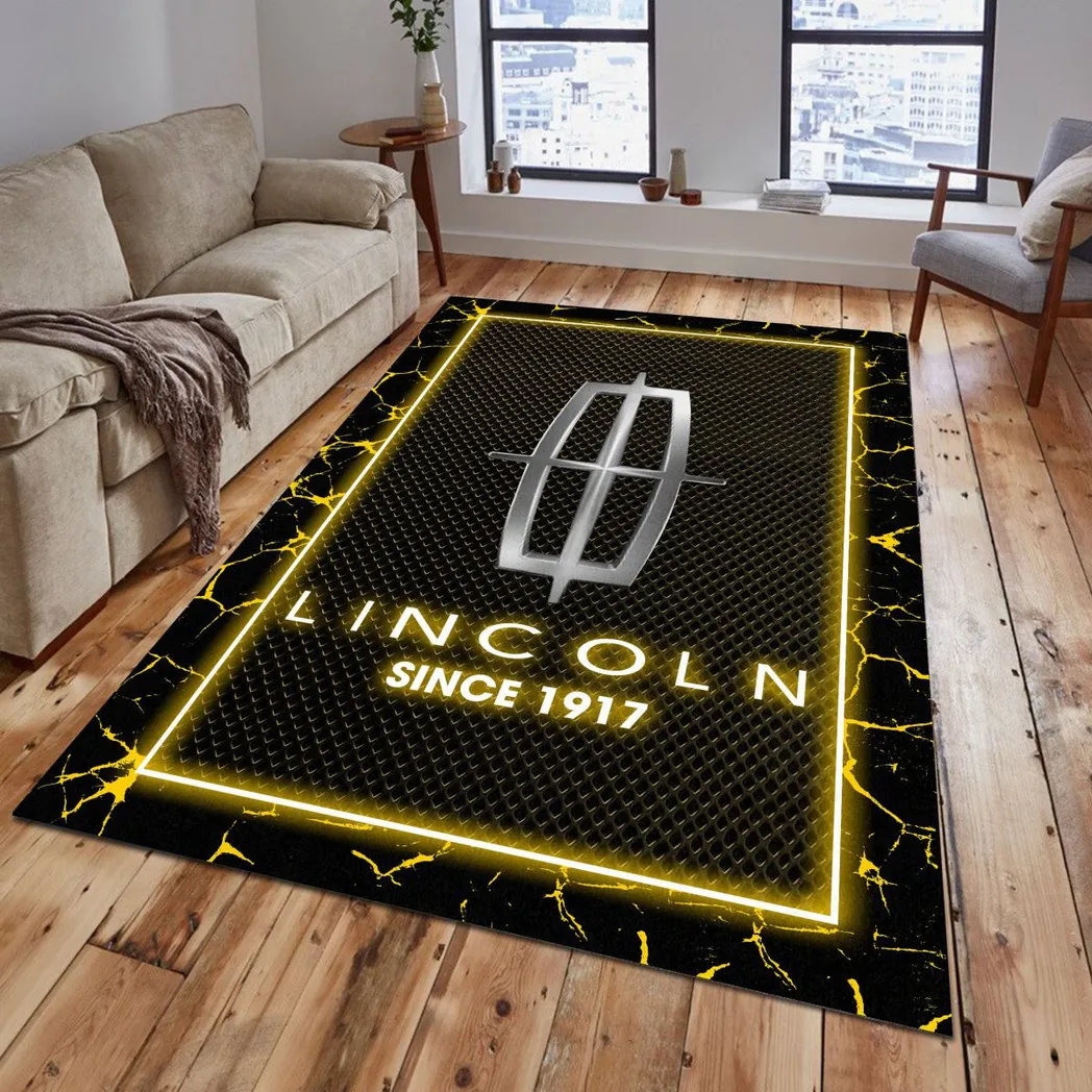 Lincoln Rug, Gift For Lincoln Lovers, Gift For Him, Husband, Boyfriend CAR5202192546 - Yellow