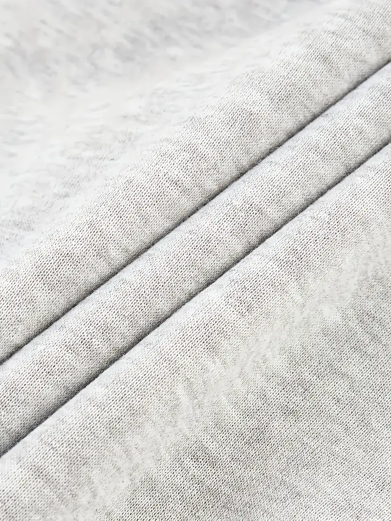 Linostee Casual Stand up Collar Hoodie CAR0301022107, CAR All Over Print Casual Stand up Collar Hoodie - Grey