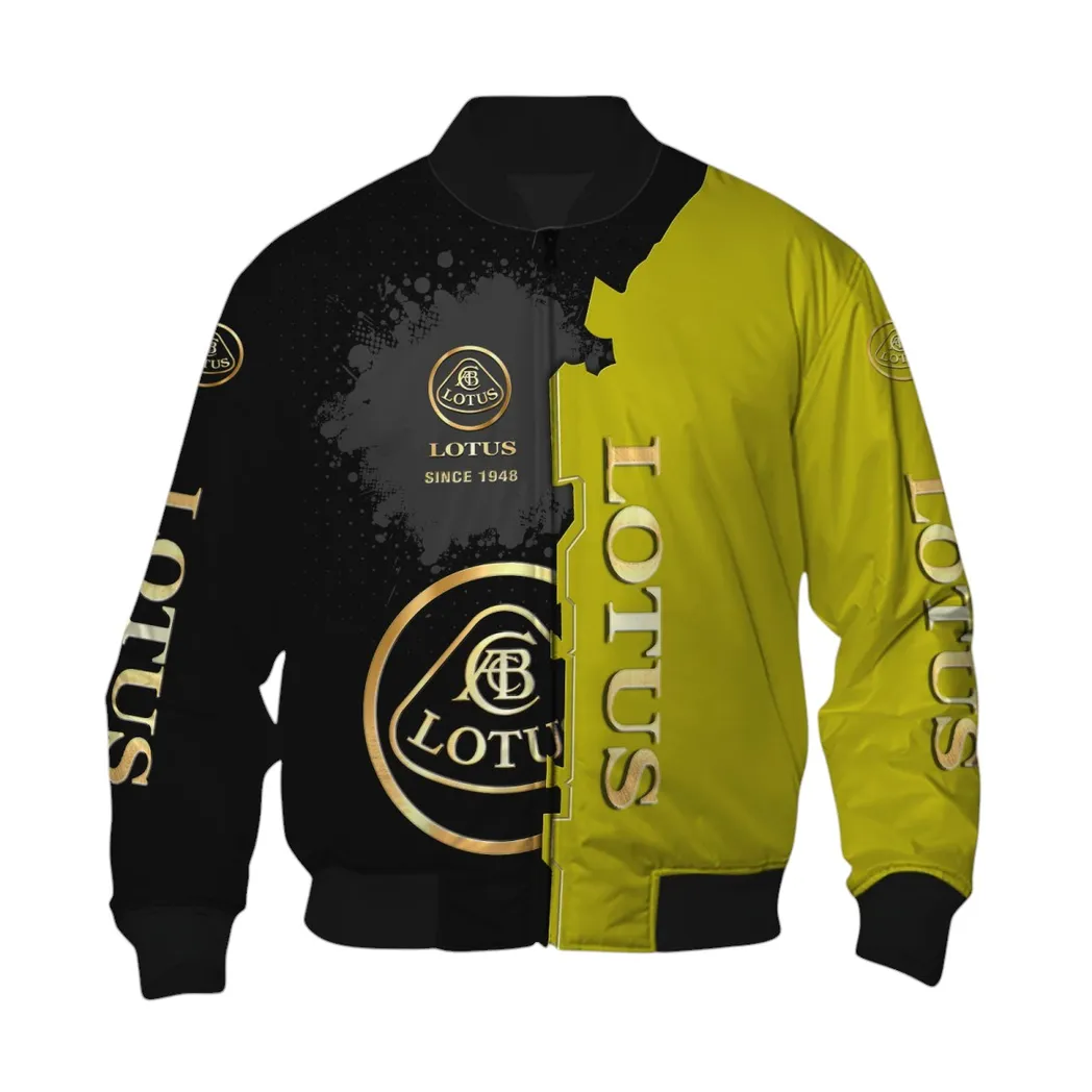 Lotus Bomber Jacket, Gift For Lotus Lovers, Gift For Him, Husband, Boyfriend CAR44021725054-6