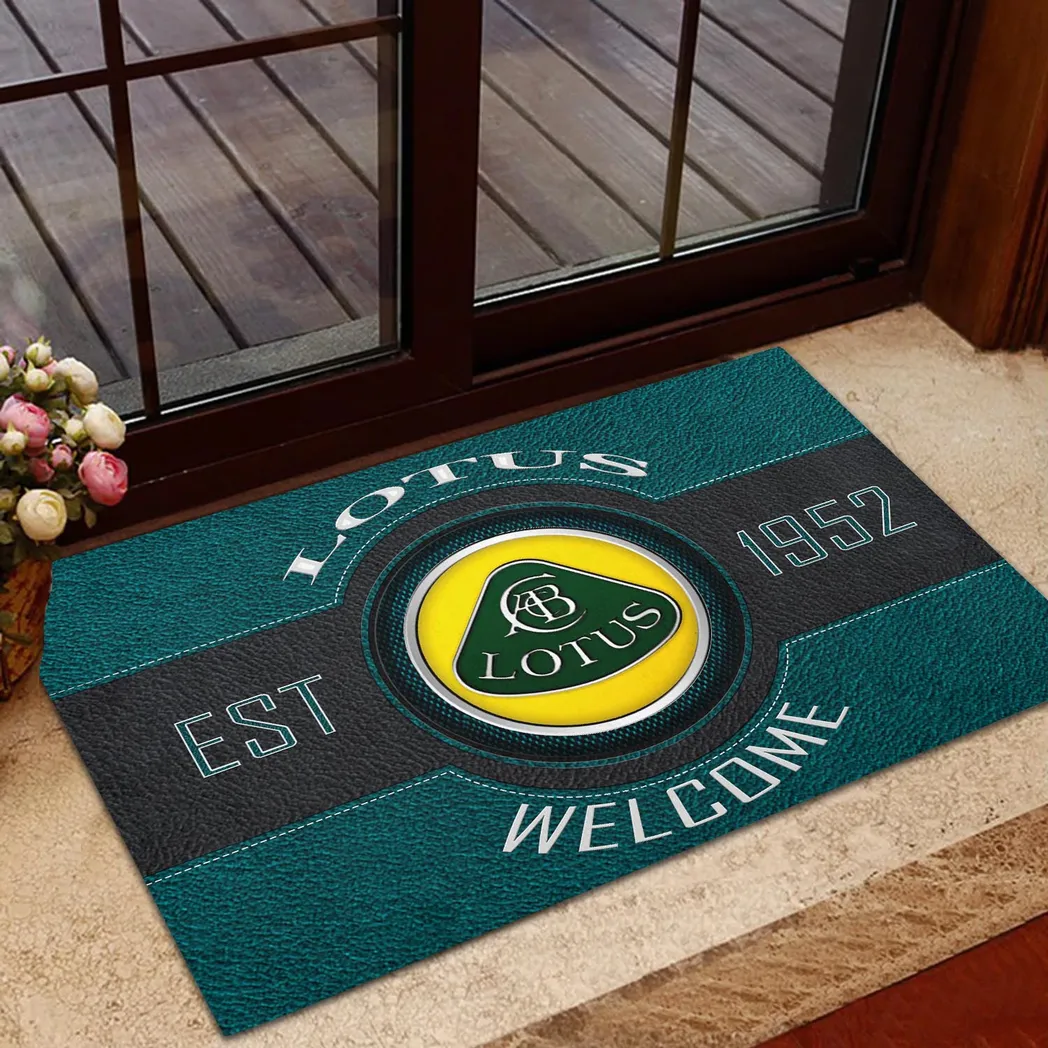 Lotus Cars Doormat, Gift For Lotus Cars Lovers, Gift For Him, Husband, Boyfriend CAR16902262538 - Cyan