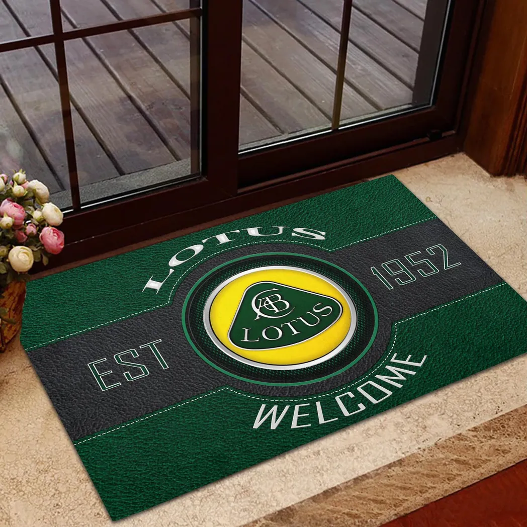 Lotus Cars Doormat, Gift For Lotus Cars Lovers, Gift For Him, Husband, Boyfriend CAR16902262538 - Green