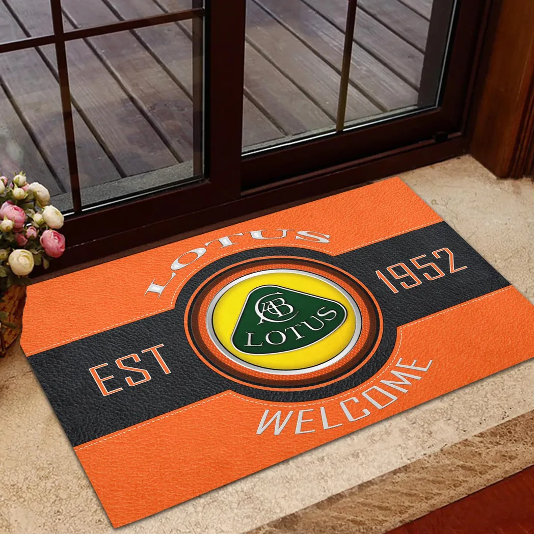 Lotus Cars Doormat, Gift For Lotus Cars Lovers, Gift For Him, Husband, Boyfriend CAR16902262538 - Orange