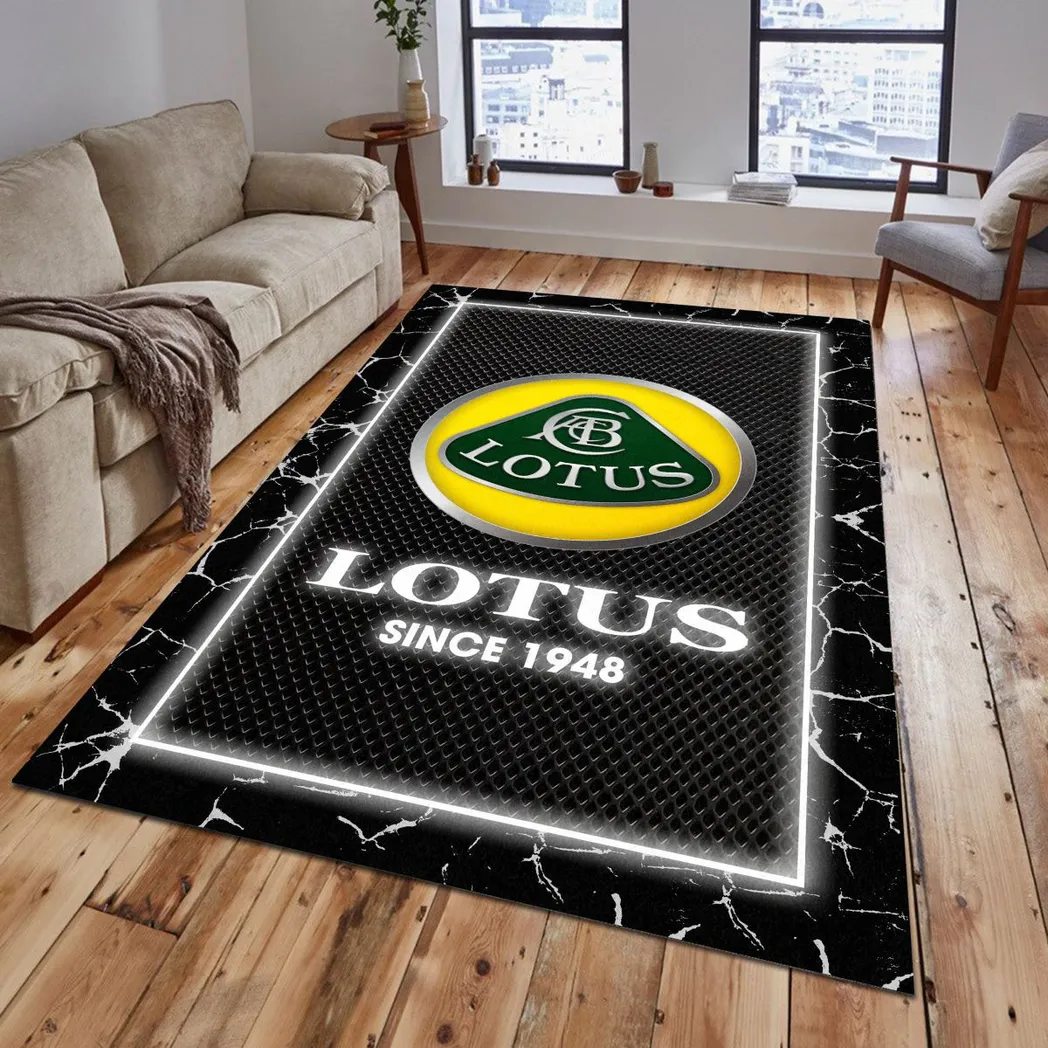 Lotus Rug, Gift For Lotus Lovers, Gift For Him, Husband, Boyfriend CAR5202192547 - Grey