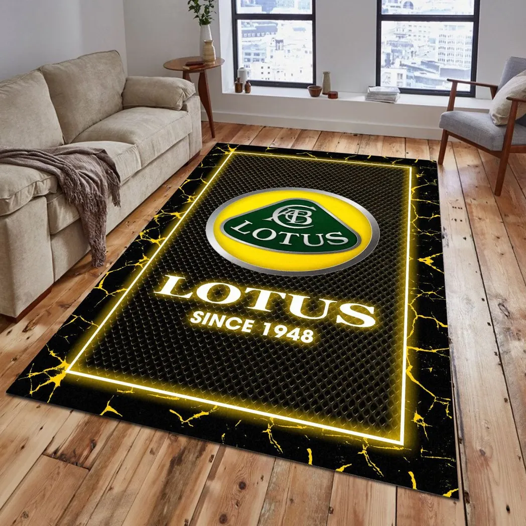 Lotus Rug, Gift For Lotus Lovers, Gift For Him, Husband, Boyfriend CAR5202192547 - Yellow