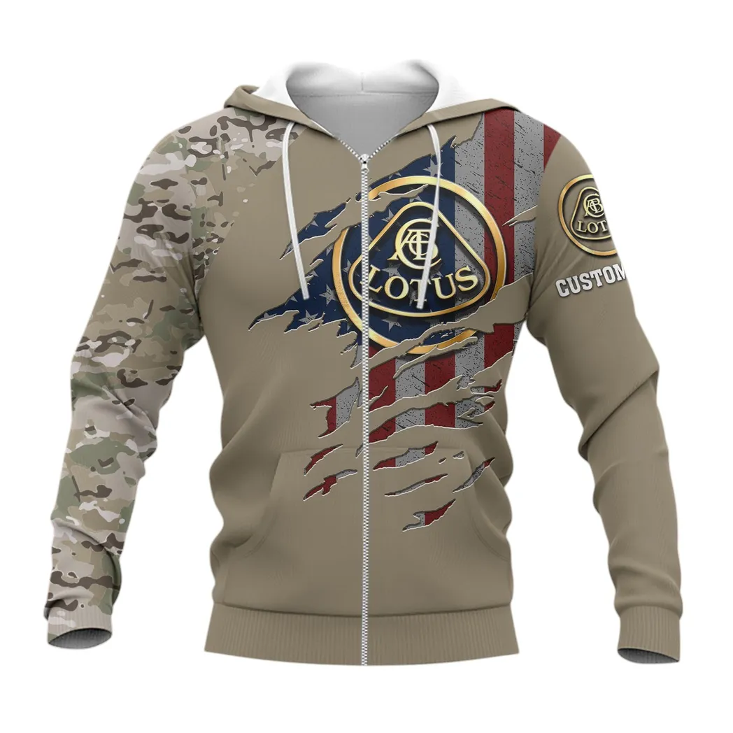 Lotus Zipper Hoodie, Gift For Lotus Lovers, Gift For Him, Husband, Boyfriend CAR46021725063-3