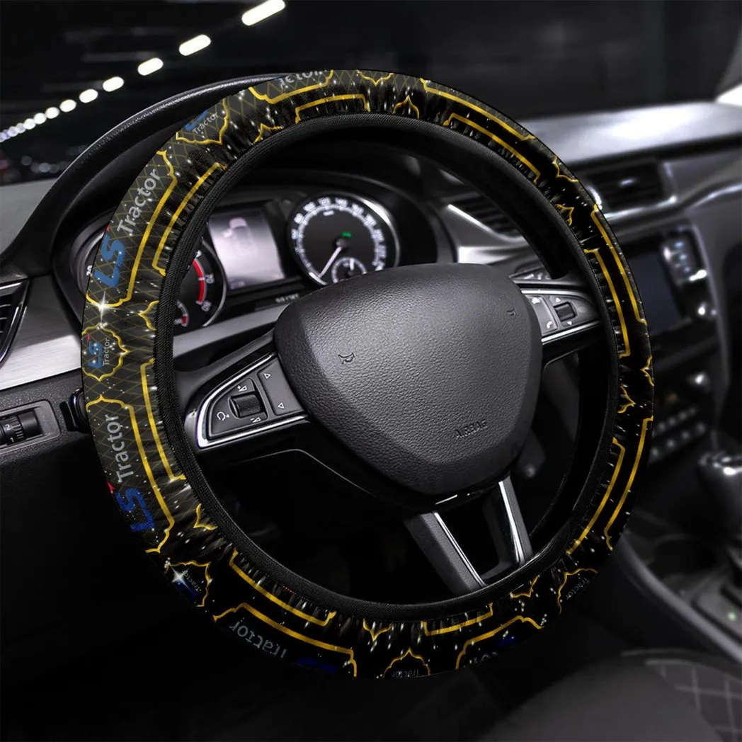 LS Tractor Steering Wheel Cover, Birthday Gifts For Him, Boyfriend, Husband - Yellow CAR55021425368