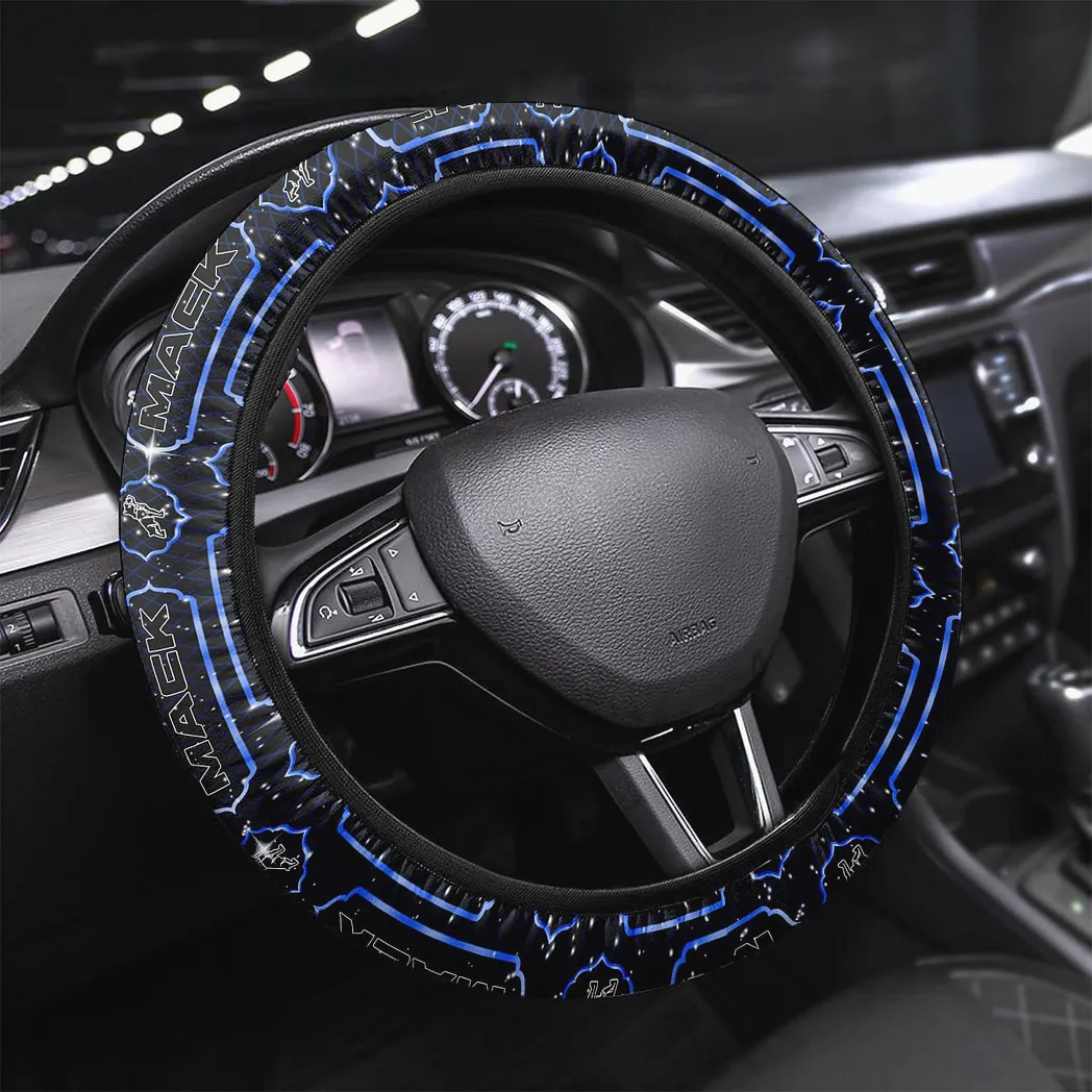 Mack Steering Wheel Cover, Gift For Mack Fan CAR146021725004 - Blue