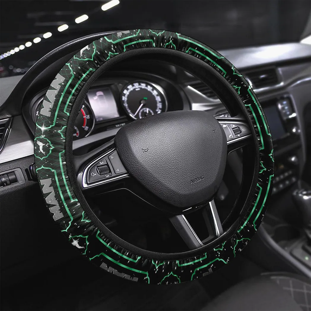 MAN Truck Steering Wheel Cover, Gift For MAN Truck Fan CAR146021725008 - Green