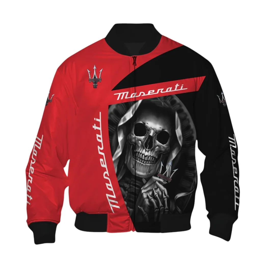 Maserati Bomber Jacket, Gift For Maserati Lovers, Gift For Him, Husband, Boyfriend CAR6702212539