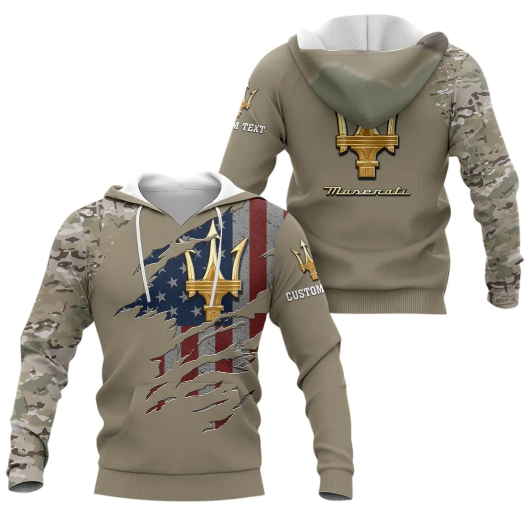 Maserati Hoodie CAR46021725064, Gift For Maserati Lovers, Gift For Him, Husband, Boyfriend