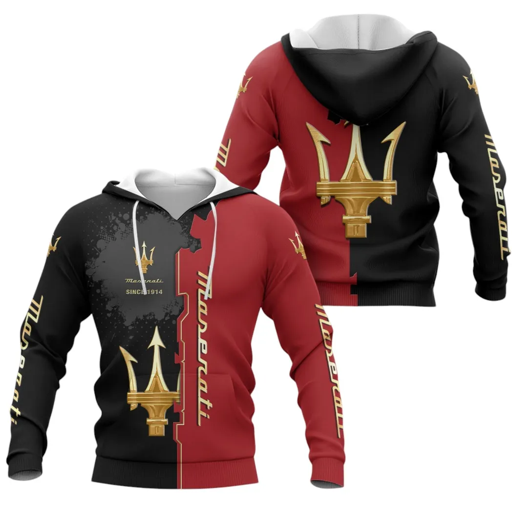 Maserati Hoodie, Gift For Maserati Lovers, Gift For Him, Husband, Boyfriend CAR44021725055-2