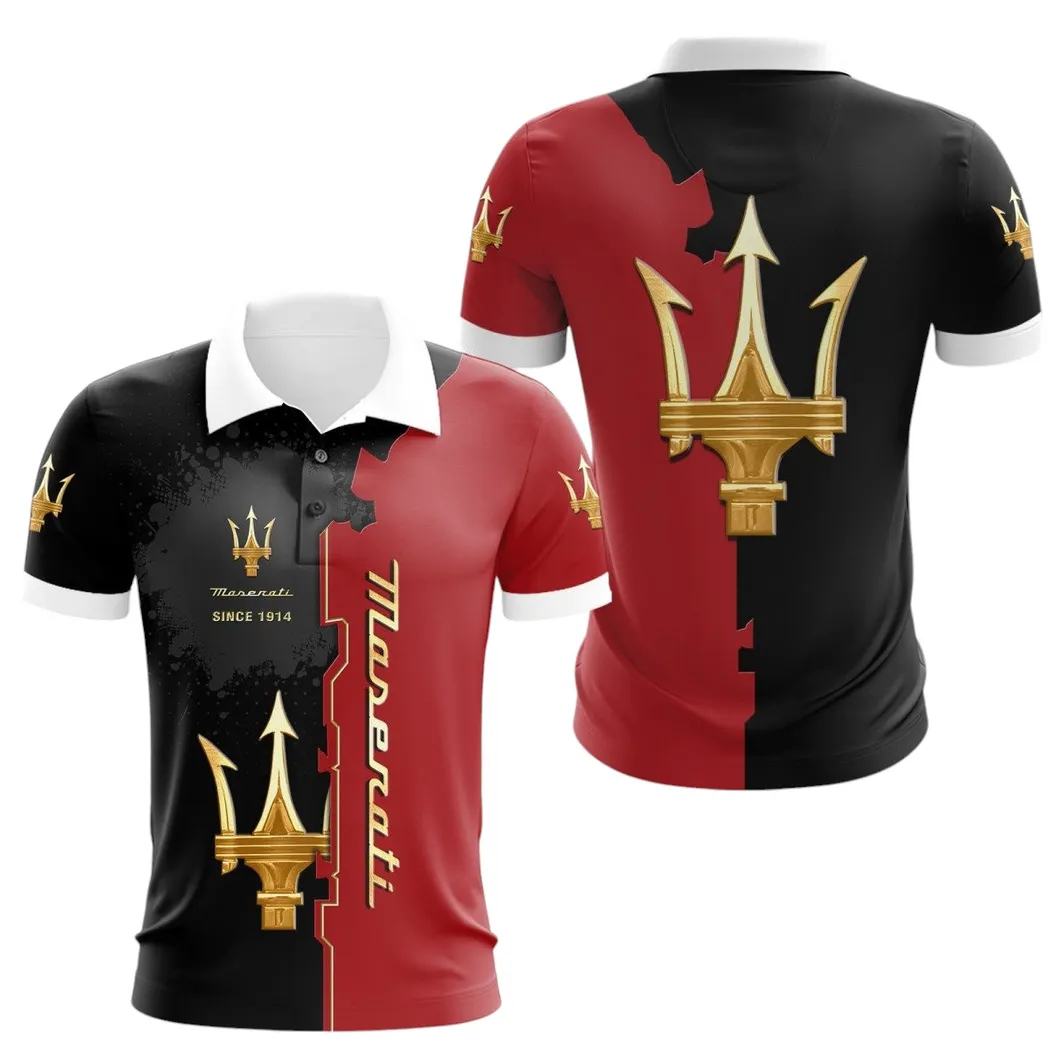 Maserati Polo Shirt, Gift For Maserati Lovers, Gift For Him, Husband, Boyfriend CAR44021725055-1