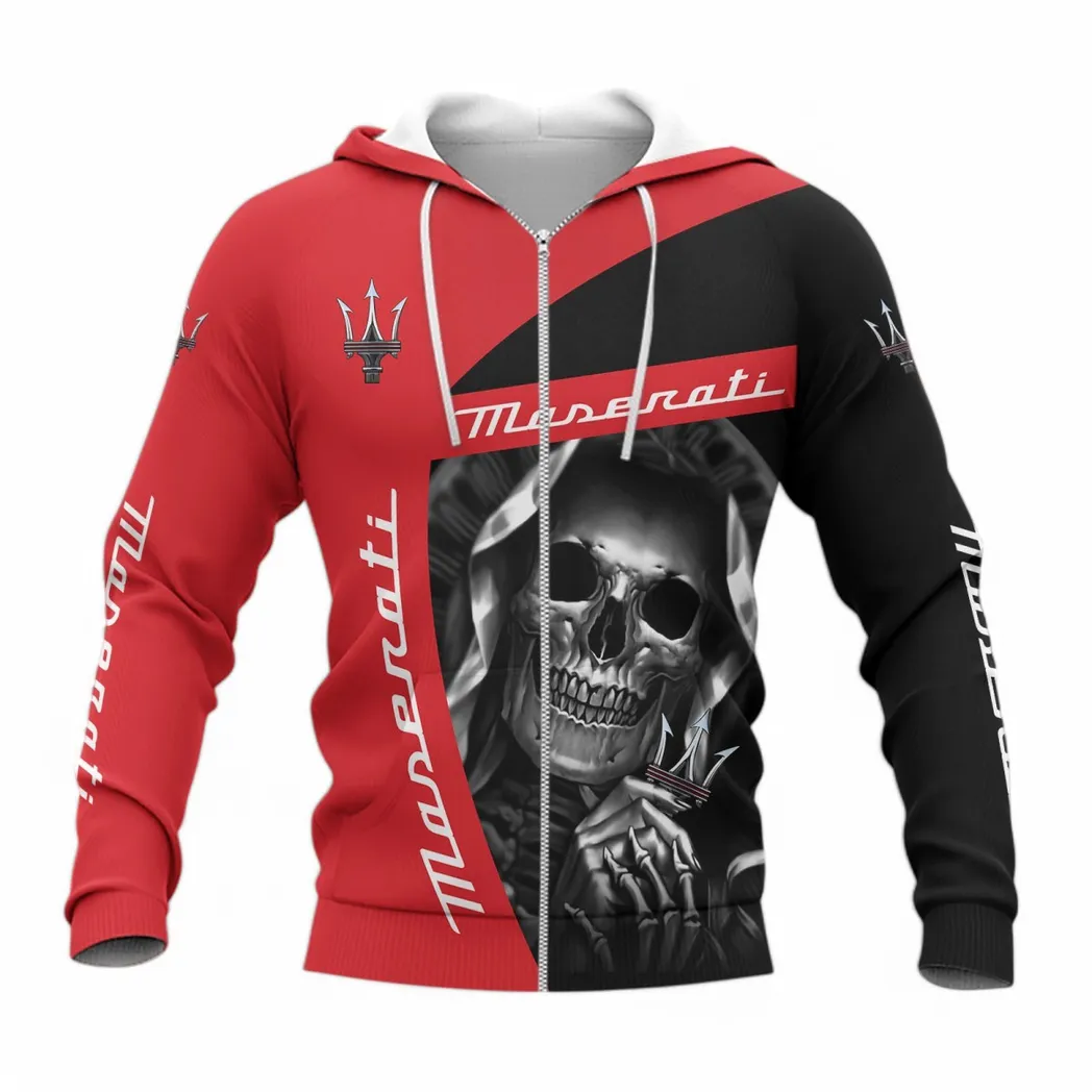 Maserati Zipper Hoodie, Gift For Maserati Lovers, Gift For Him, Husband, Boyfriend CAR6702212539