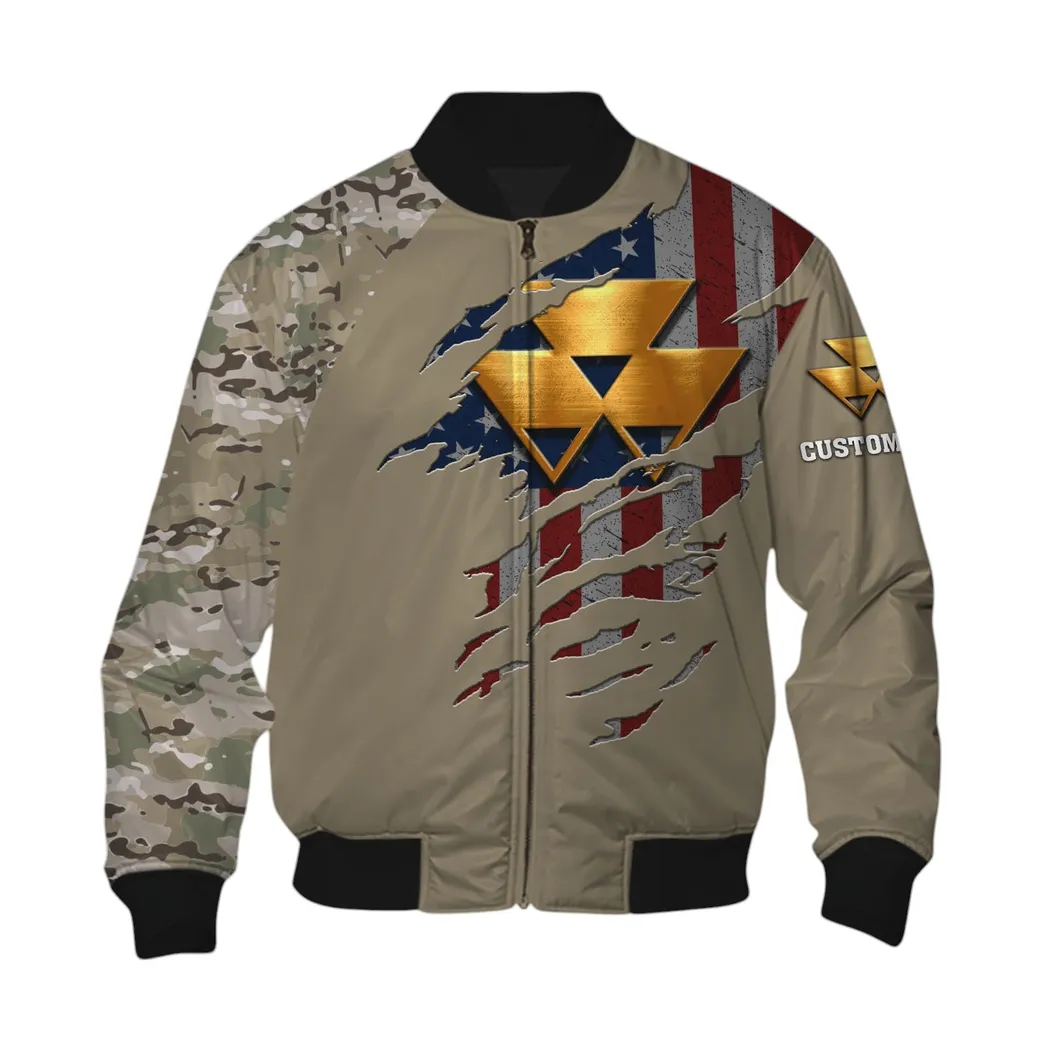 Massey Ferguson Bomber Jacket, Gift For Massey Ferguson Lovers, Gift For Him, Husband, Boyfriend CAR46021725065-6