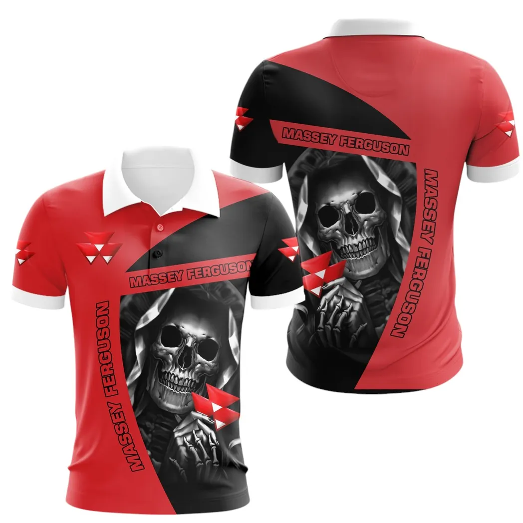 Massey Ferguson Polo Shirt, Gift For Massey Ferguson Lovers, Gift For Him, Husband, Boyfriend CAR6702212578
