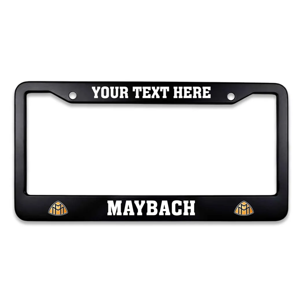 Maybach License Plate Frame, Maybach Accessory Gift For Car Lovers LPF01030425700 - Frame 02