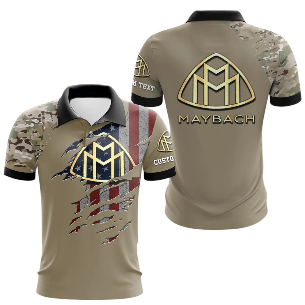 Maybach Polo Shirt, Gift For Maybach Lovers, Gift For Him, Husband, Boyfriend CAR46021725066-2