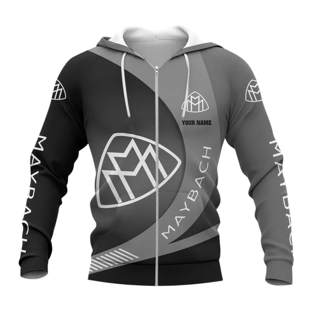 Maybach Zipper Hoodie, Gift For Maybach Lovers, Gift For Him, Husband, Boyfriend CAR7402222542