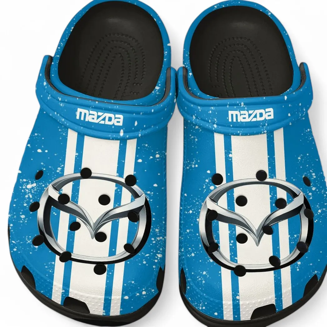 Mazda Crocs, Gift For Mazda Lovers, Gift For Him, Husband, Boyfriend CAR62022025056 - Black