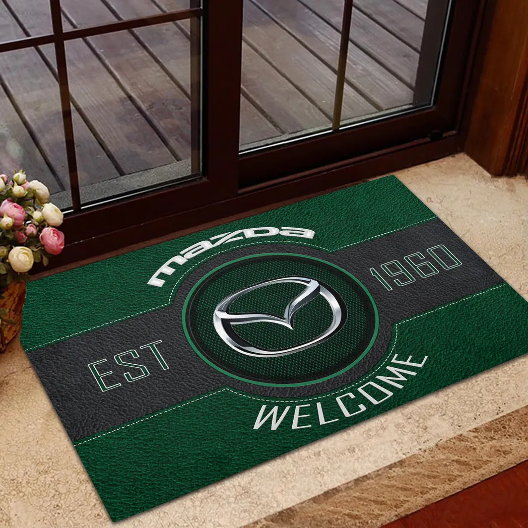 Mazda Doormat, Gift For Mazda Lovers, Gift For Him, Husband, Boyfriend CAR16902262540 - Green