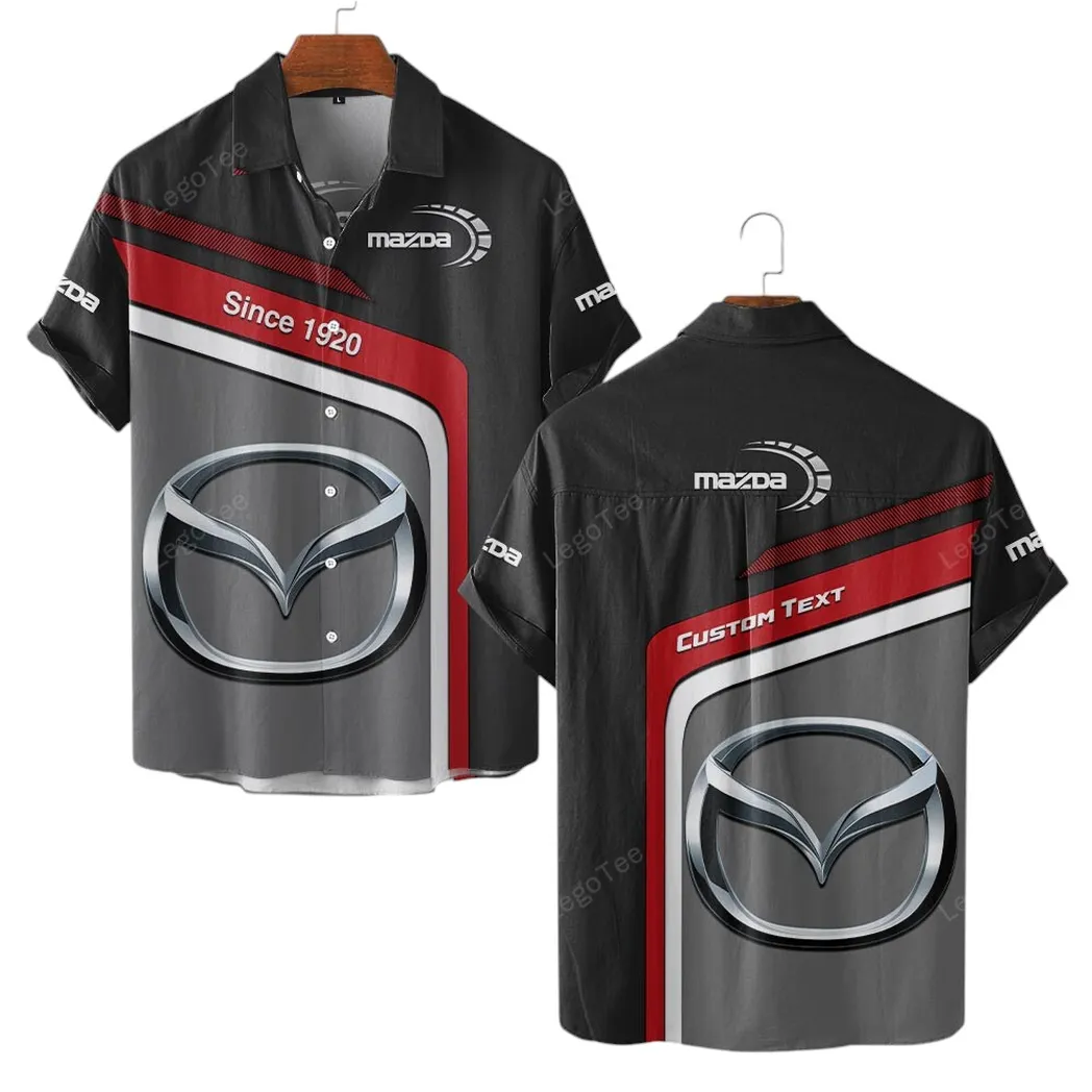 Mazda Hawaiian Shirt For Men, Gift For Mazda Lovers, Gift For Him, Husband, Boyfriend CAR11103032547
