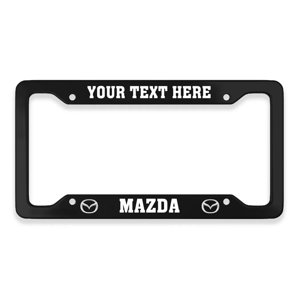 Mazda License Plate Frame, Mazda Accessory Gift For Car Lovers LPF01030425701 - Frame 01