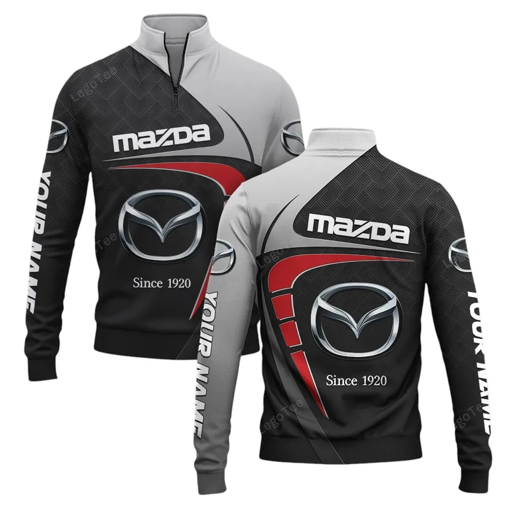 Mazda Quarter-Zip Sweatshirt, Gift For Mazda Lovers, Gift For Him, Husband, Boyfriend CAR11603032547