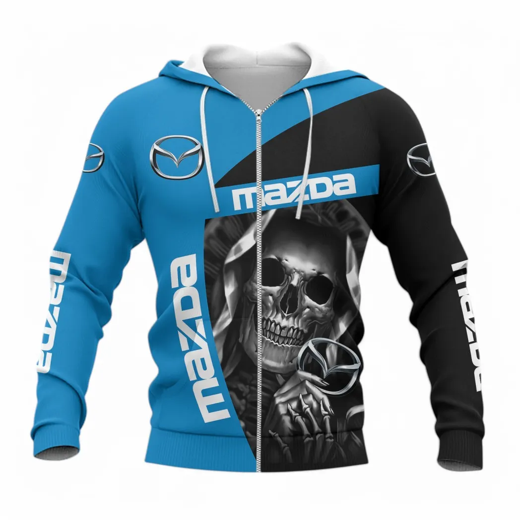 Mazda Zipper Hoodie, Gift For Mazda Lovers, Gift For Him, Husband, Boyfriend CAR6702212588