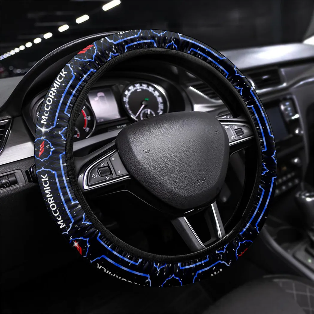 McCormick Steering Wheel Cover, Gift For Men, Him, Husband, Boyfriend - Blue CAR145021725367-1