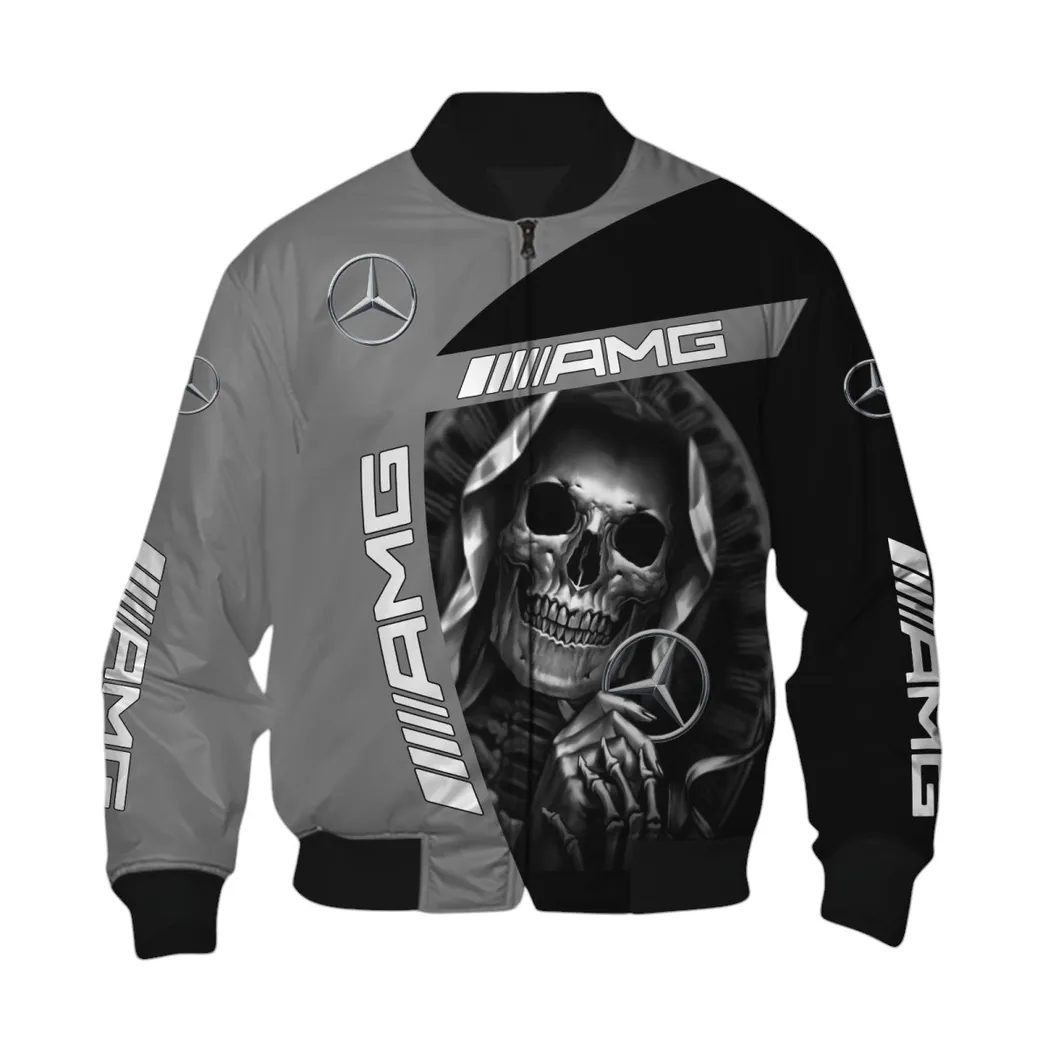 Mercedes AMG Bomber Jacket, Gift For Mercedes AMG Lovers, Gift For Him, Husband, Boyfriend CAR6702212502