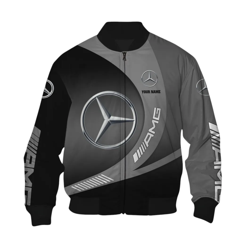 Mercedes AMG Bomber Jacket, Gift For Mercedes AMG Lovers, Gift For Him, Husband, Boyfriend CAR7402222544