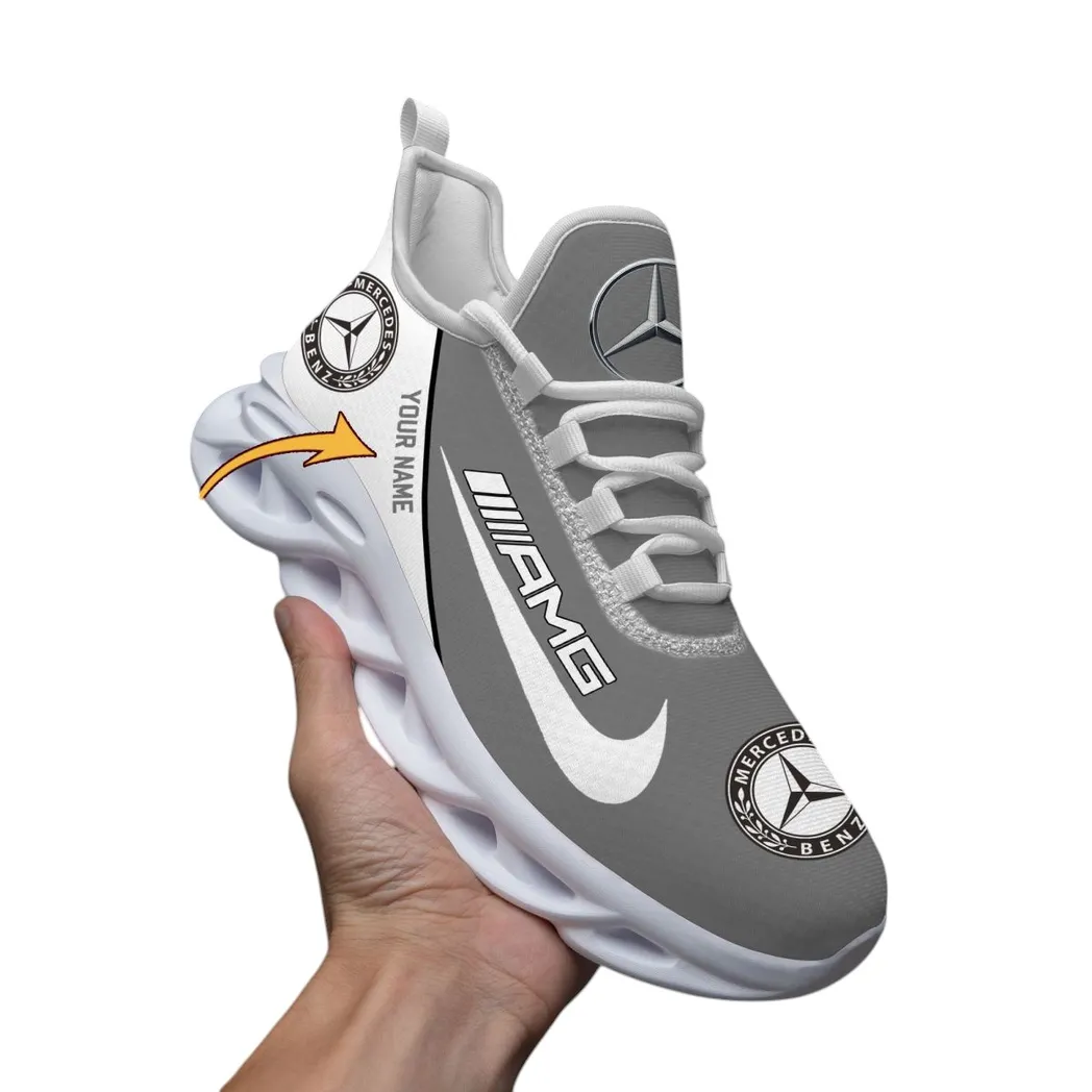 Mercedes AMG Max Soul Shoes, Gift For Mercedes AMG Lovers, Gift For Him, Husband, Boyfriend - White CAR400217077-1