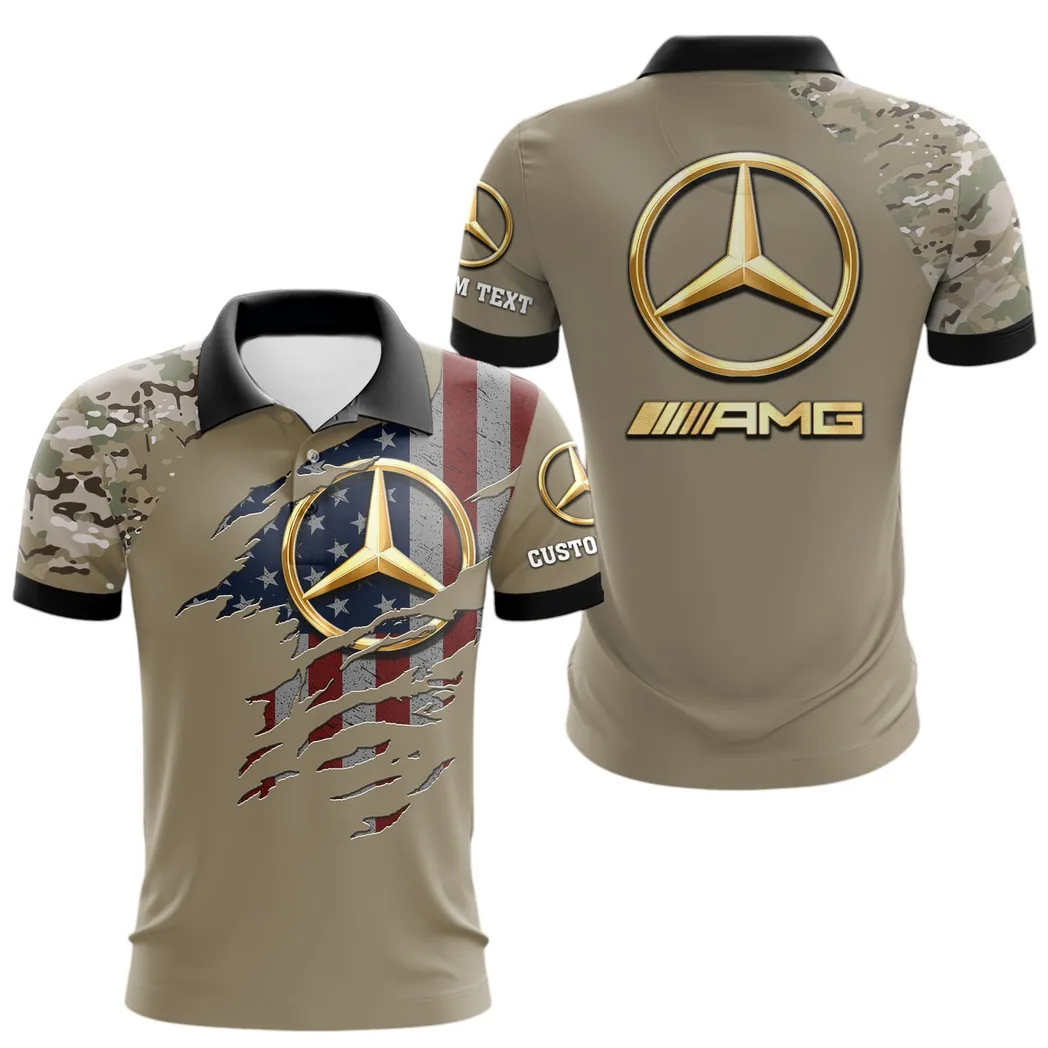 Mercedes AMG Polo Shirt, Gift For Mercedes AMG Lovers, Gift For Him, Husband, Boyfriend CAR46021725068-2