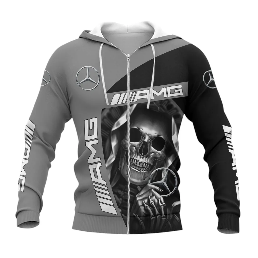 Mercedes AMG Zipper Hoodie, Gift For Mercedes AMG Lovers, Gift For Him, Husband, Boyfriend CAR6702212502