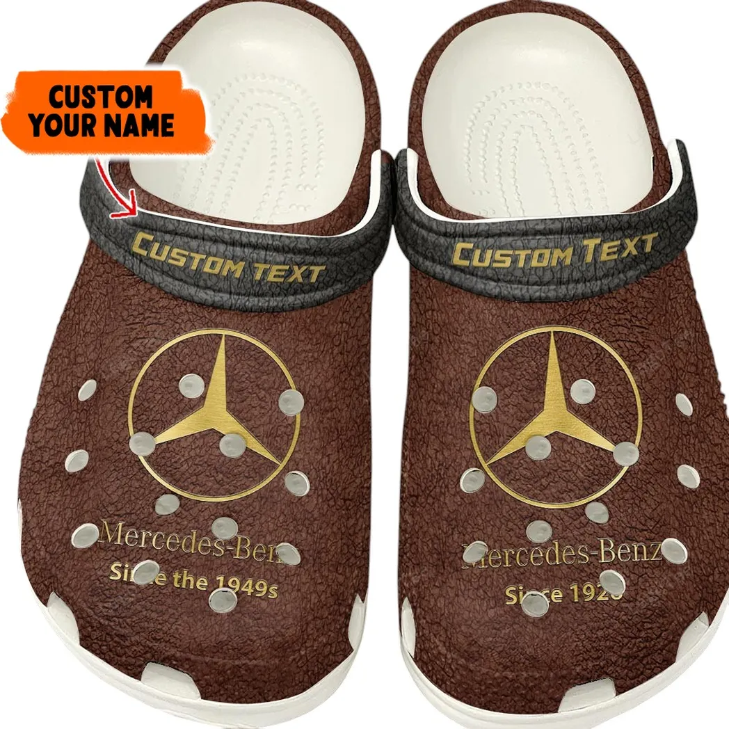 Mercedes Benz Crocs, Gift For Mercedes Benz Lovers, Gift For Him, Husband, Boyfriend - Orange CAR141021225670-7