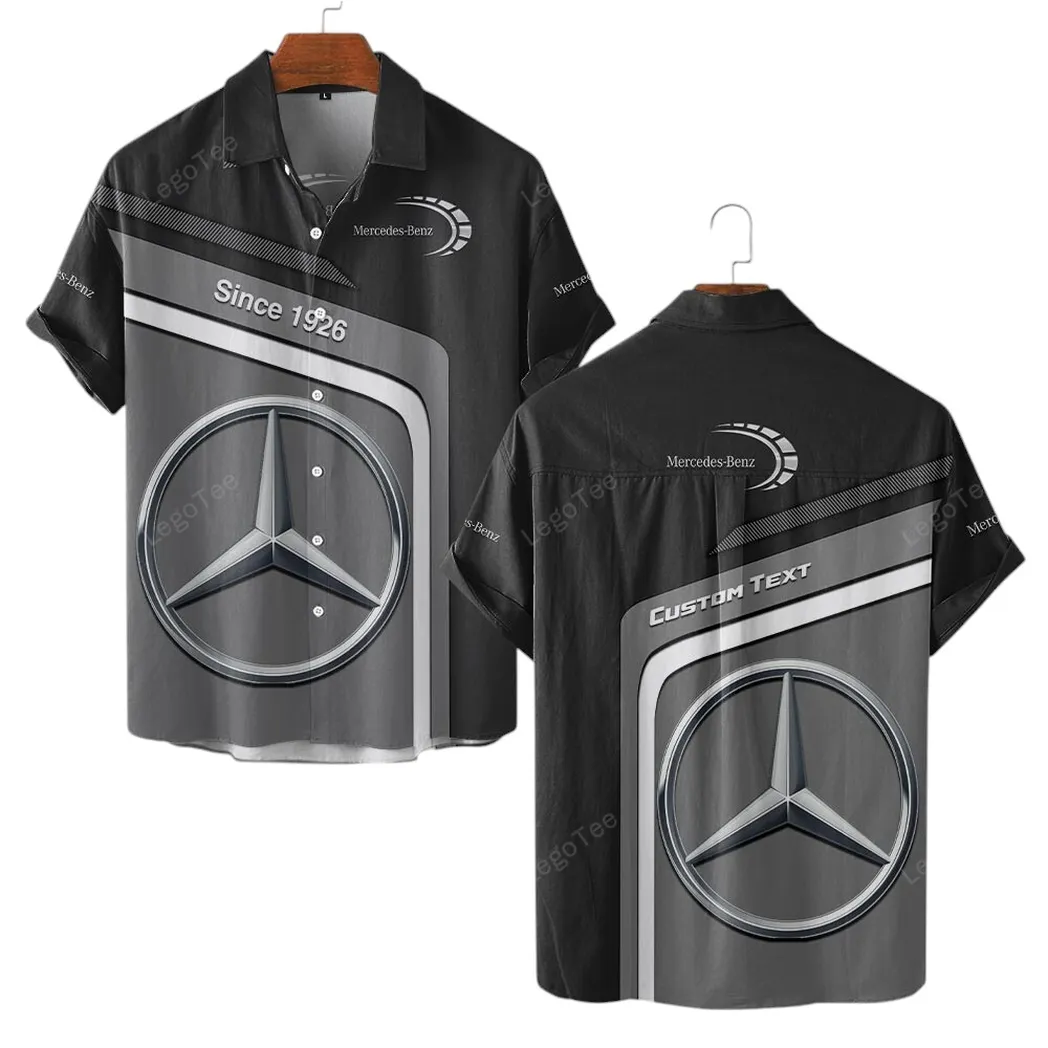 Mercedes Benz Hawaiian Shirt For Men, Gift For Mercedes Benz Lovers, Gift For Him, Husband, Boyfriend CAR11103032548